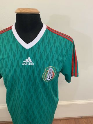 Men ' s Adidas Mexico Home Jersey Climacool Size Medium M 2