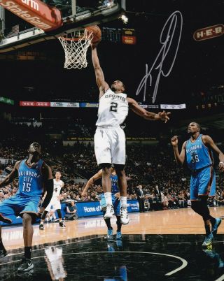 Kawhi Leonard Signed Autograph 8x10 Photo San Antonio Spurs