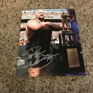 Big Show Signed Autographed 8x10 Photo Wwe Rare Wrestlemania Battle Royal A