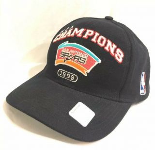 Nba Champions Vintage 1999 San Antonio Spurs Puma Hat Strapback Cap