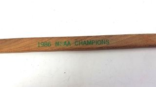 Vintage 1986 NCAA National Champions Michigan State Spartans Mini Hockey Stick 3