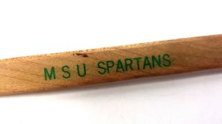 Vintage 1986 NCAA National Champions Michigan State Spartans Mini Hockey Stick 4
