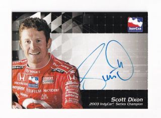 2007 Rittenhouse Irl Autographs Scott Dixon Bv$20 Sweet & Scarce