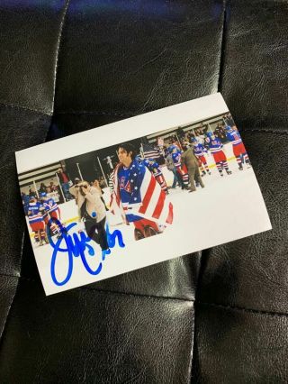 Jim Craig Authentic Signed 4x6 Autograph Photo,  Usa Hockey,  Miracle On Ice,  Usa