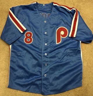 BOB BOONE PHILADELPHIA PHILLIES AUTHENTIC AUTOGRAPHED JERSEY MLB HALL OF FAME 3