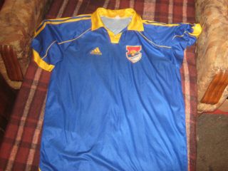 Fk Obilic Belgrade Yugoslavia Adidas Football Jersey Match Worn