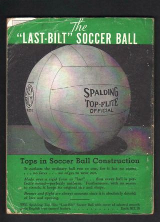 1937 Official Football & Soccer Media Guide Spalding ' s Athletic Library 2