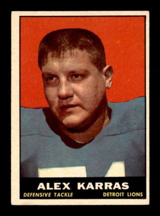 1961 Topps 35 Alex Karras Ex,  X1715040