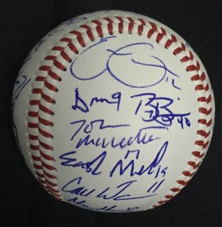 2019 Texas Tech Red Raiders Signed Autograph CWS Baseball College World Series 2