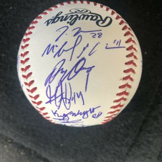2019 Louisville Cardinals Signed College World Series Game Ball 2