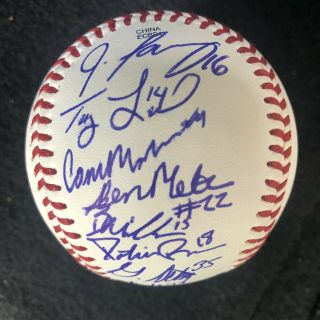 2019 Louisville Cardinals Signed College World Series Game Ball 3
