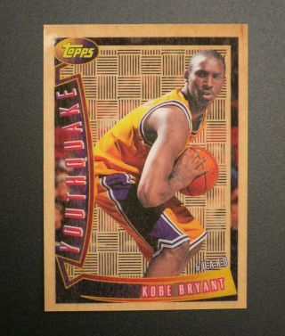1996 - 1997 Topps Youthquake Kobe Bryant Los Angeles Lakers Yq15 Basketball