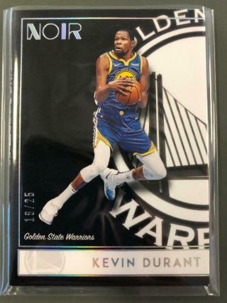 Kevin Durant 2018 - 19 Noir 86 Icon Edition Holo Silver 18/25 Warriors Bm3