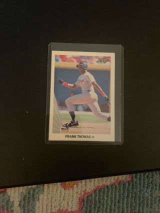 1990 Leaf Frank Thomas Chicago White Sox 300 Baseball Card