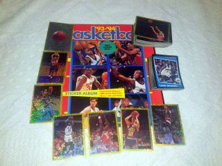 Nba Basketball Panini 1993 1994 93 94 Album And Complete Sticker Set