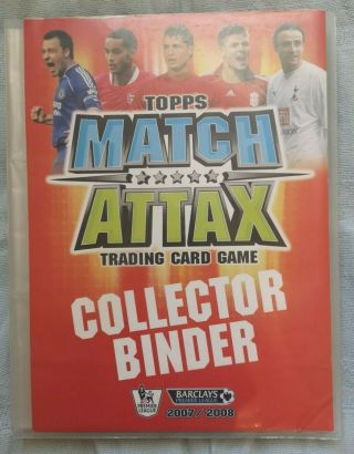 Match Attax Premier League 2007/08 - Missing 7 Cards - Plus Binder