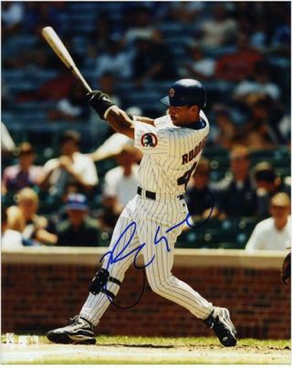 Henry Rodriguez Chicago Cubs Autographed 8 " X 10 " Batting Photograph - Fanatics