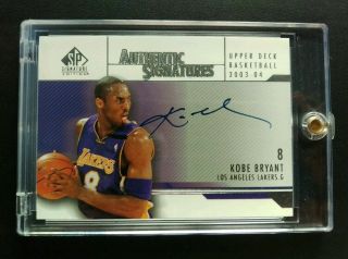 2003 - 04 Sp Signature Edition Kobe Bryant Auto Autograph Sp