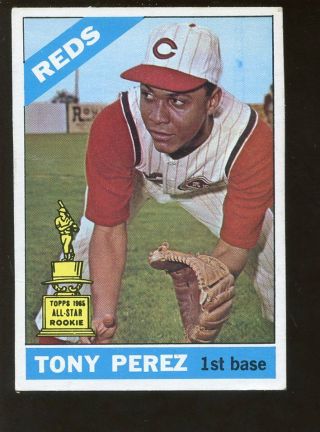 1966 Topps Baseball Card 72 Tony Perez 2nd Card