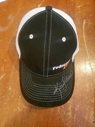 Ken Schrader Autographed Federated Racing Hat Cap Nascar