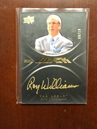 2011 - 2012 Upper Deck Black Roy Williams North Carolina Autograph Card /10