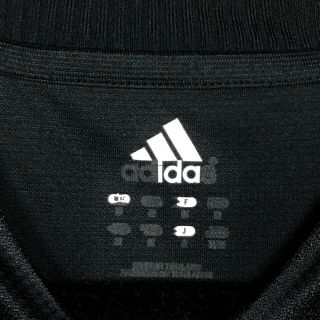 Adidas D.  C.  United MLS Men ' s Soccer Jersey Size Medium DCU Black Climacool Blank 7