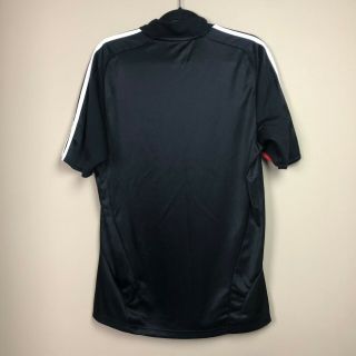 Adidas D.  C.  United MLS Men ' s Soccer Jersey Size Medium DCU Black Climacool Blank 8