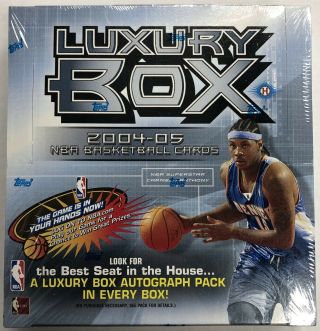 2004 - 05 Topps Luxury Box Basketball Factory Hobby Box