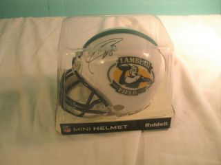 Nfl Green Bay Packers Donald Driver,  Autograph,  Hand Signed Riddell Mini Helmet