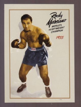 Rocky Marciano Undefeated World Heavyweight Boxing Champion Only 500 Exist