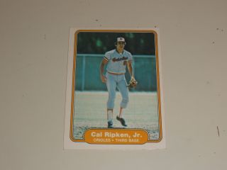 1982 Fleer Baseball 176 Cal Ripken Jr Rookie Rc