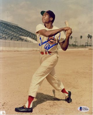 Frank Robinson Signed Autographed 8x10 Color Photograph Beckett Bas