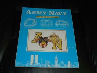 1989 Army Vs Navy College Football Program Ex -