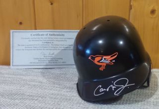 Cal Ripken Jr Autographed Baltimore Orioles Mini Batting Baseball Helmet