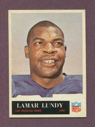 1965 Philadelphia Lamar Lundy 90 - Los Angeles Rams - Nm,