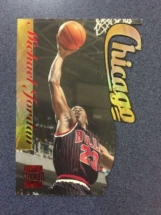 1996 - 97 Topps Stadium Club Fusion F1 Michael Jordan Chicago Bulls (gt15)