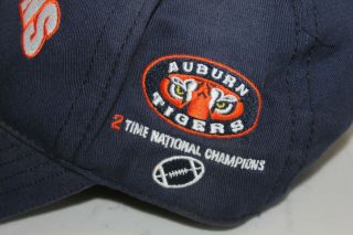 Auburn Tigers National Champions Football 2 Time 1957 2010 Baseball Hat Cap 2