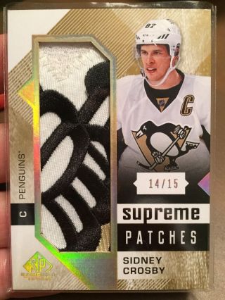 2016 - 17 Ud Sp Game Sidney Crosby Supreme Patches /15