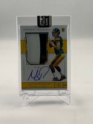 2018 National Treasures Mason Rudolph Rookie Patch Auto 13/99