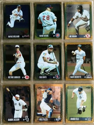 1995 Score Baseball Gold Rush Parallel Baseball Card Set (605) Tough 2