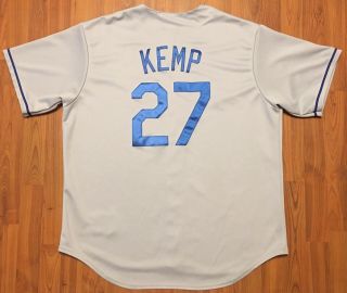 Authentic Majestic Matt Kemp Los Angeles Dodgers Mlb Jersey Sz Xl