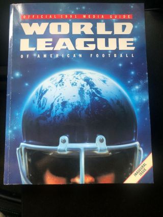 World League Of American Football 1991 Media Guide - Wlaf