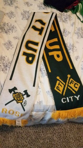 Portland Timbers Army Scarf Keep It Up Dont Let Up Rose City Ltd Edition