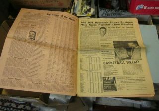 November 16 1968 The Football News Weekly Joe Namath Leads Jets USC Trojans 1 2