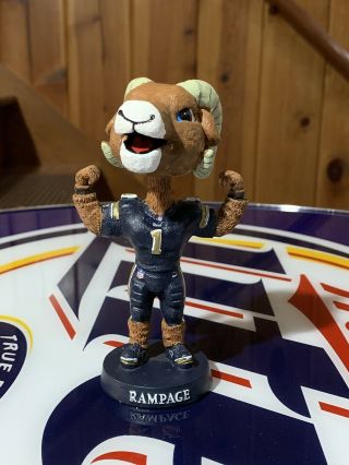 Los Angeles Rams Rampage Mascot Bobblehead Nfl 5.  5 " Tall