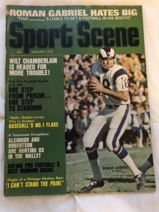 1972 Sport Scene Los Angeles Rams Roman Gabriel Best Running Backs In The Nfl