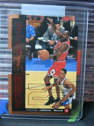 1998 - 99 Upper Deck Michael Jordan Mj23 Quantum 1472/2300 Bulls Bb