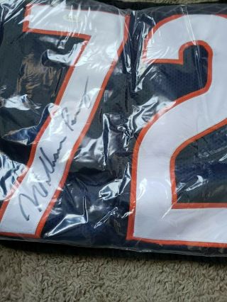 William Perry Chicago Bears Signed Autograph Blue Football Jersey JSA 2
