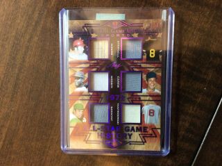 2019 Leaf In The Game - Sports All Star History 1972 Bench/gibson/ Carew 1/15