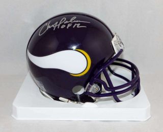 Chris Doleman Signed Vikings 83 - 01 Tb Mini Helmet W/hof - Sgc Auth 7272